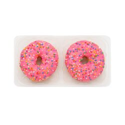 Donut Rosa 2ud D/Leche y granas